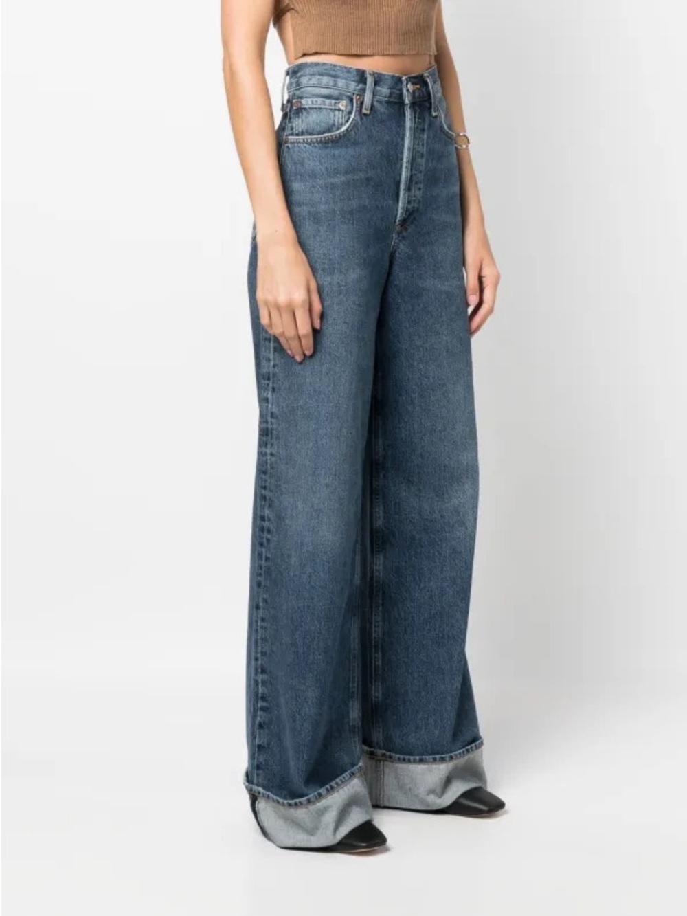 Agolde Dame Wide Leg Jeans